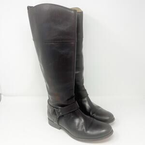 Frye Melissa Harness Inside Zip Riding Boot